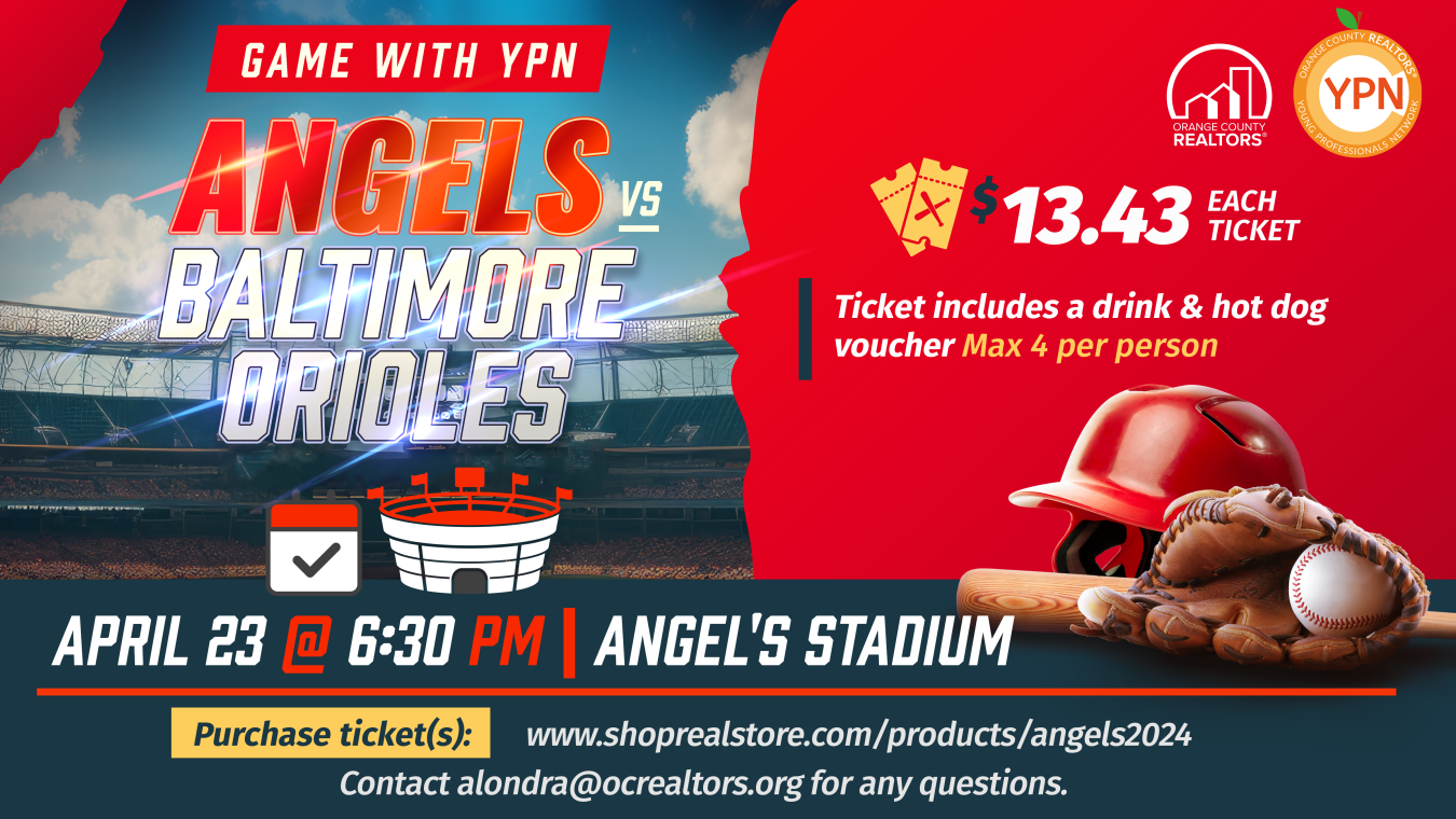 Angels Vs. Baltimore Brioles game tickets with YPN. April 23rd Angels Stadium. Buy your tickets at https://shoprealstore.com/products/angels2024